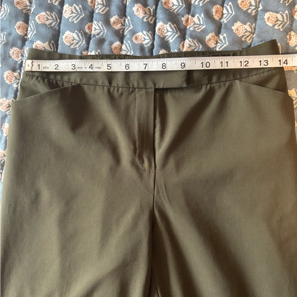 Lafayette 148 Olive Green Tailored Pants 💚✨ Size 10 (Fits Smaller) | NWOT - Picture 6 of 10